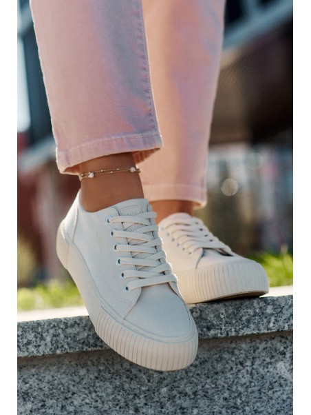 Women's Fabric Sneakers Big Star RR274407 Beige