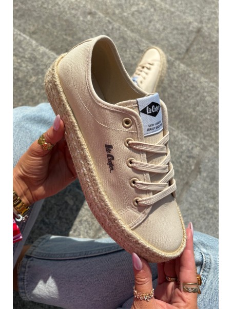 Moteriški sportbačiai su pynėmis Lee Cooper LCW-25-44-3215 Beige