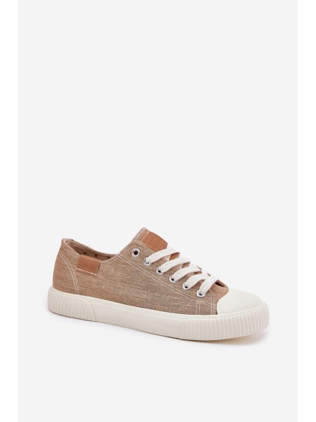 Women'S Fabric Sneakers Big Star RR274795 Beige