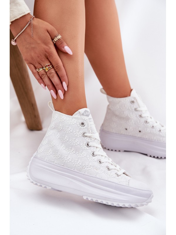 High Women's Sneakers Lee Cooper LCW-25-31-3461L White