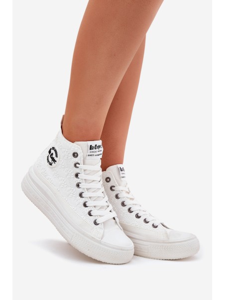Women's Platform Sneakers Lee Cooper LCW-25-44-3209L White
