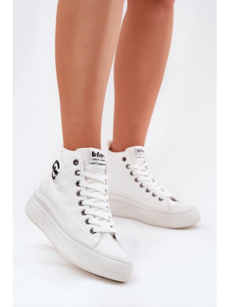 Women's Platform Sneakers Lee Cooper LCW-25-44-3209L White