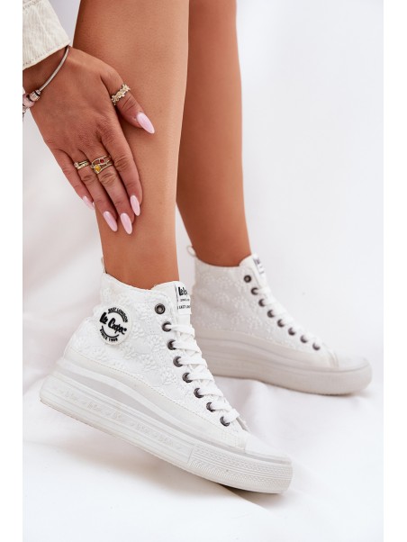Women's Platform Sneakers Lee Cooper LCW-25-44-3209L White