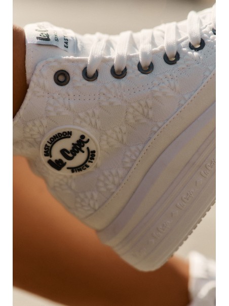 Women's Platform Sneakers Lee Cooper LCW-25-44-3209L White