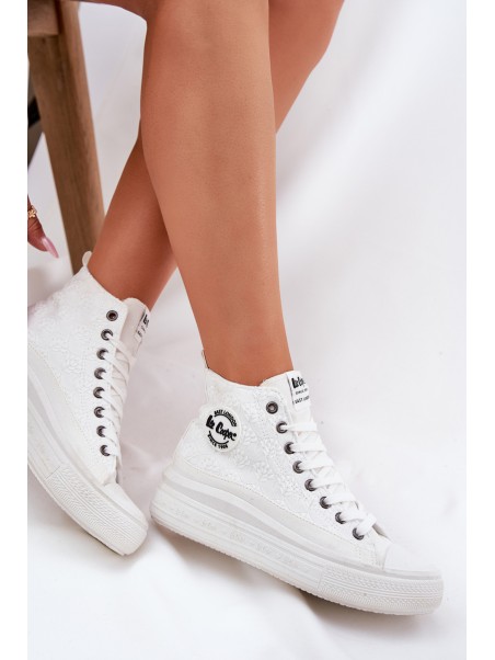 Women's Platform Sneakers Lee Cooper LCW-25-44-3209L White