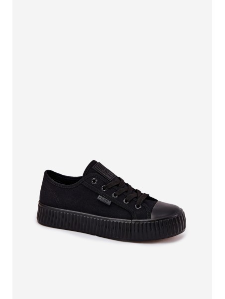 Women Fabric Sneakers On Platform Big Star RR274775 Black