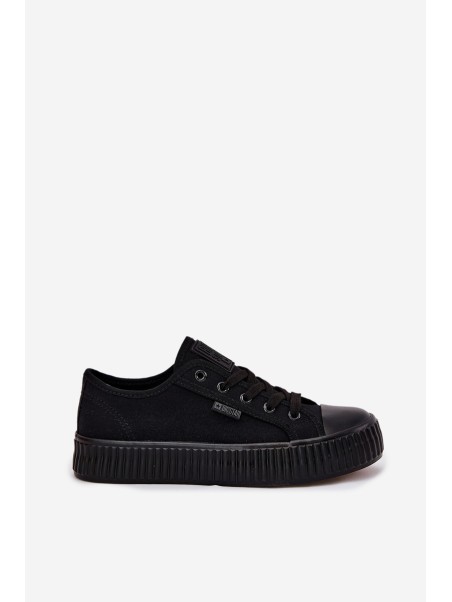 Women Fabric Sneakers On Platform Big Star RR274775 Black