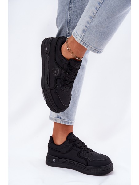 Low Women's Sneakers Big Star RR274A311 HI-POLY SYSTEM Black