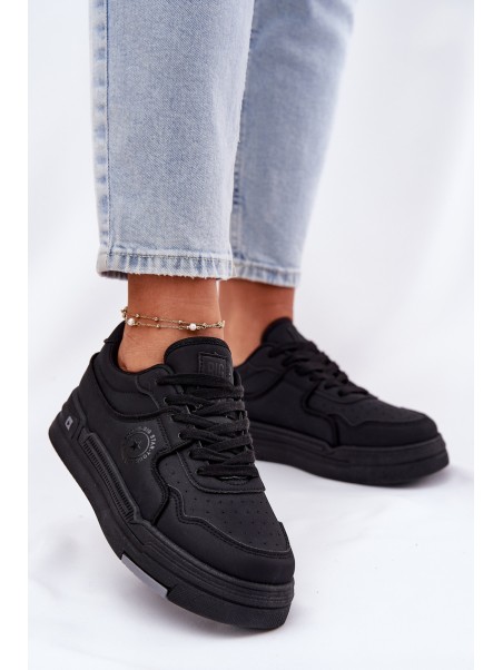 Low Women's Sneakers Big Star RR274A311 HI-POLY SYSTEM Black