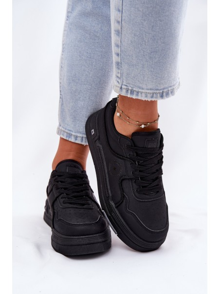 Low Women's Sneakers Big Star RR274A311 HI-POLY SYSTEM Black