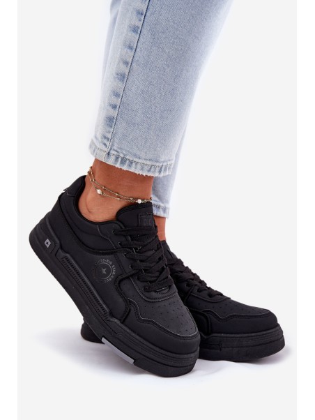 Low Women's Sneakers Big Star RR274A311 HI-POLY SYSTEM Black