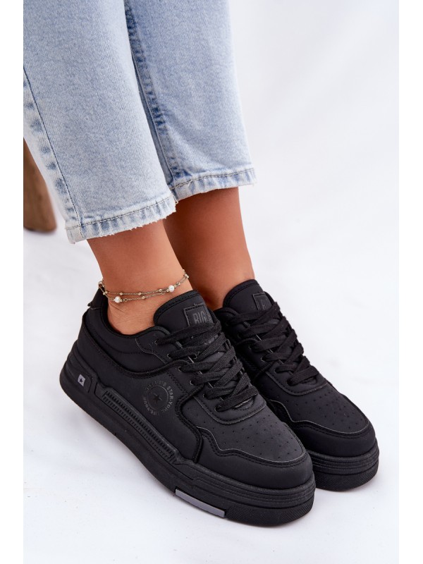 Low Women's Sneakers Big Star RR274A311 HI-POLY SYSTEM Black