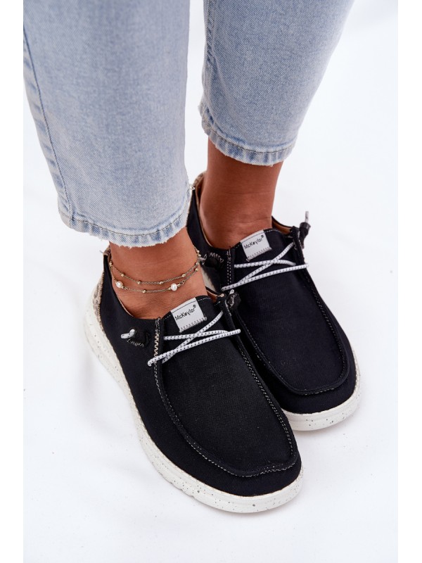 Lightweight Fabric Women's Shoes McKeylor 96116 Black