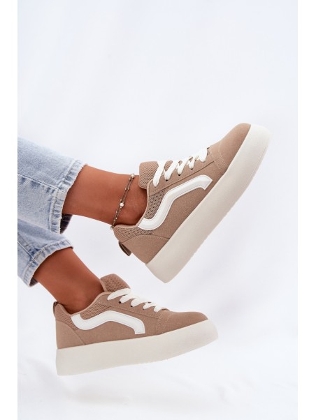 Women's Platform Sneakers Khaki Tellnira