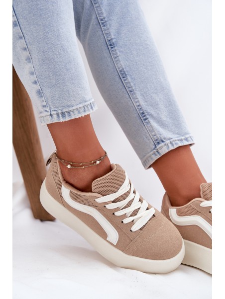 Women's Platform Sneakers Khaki Tellnira