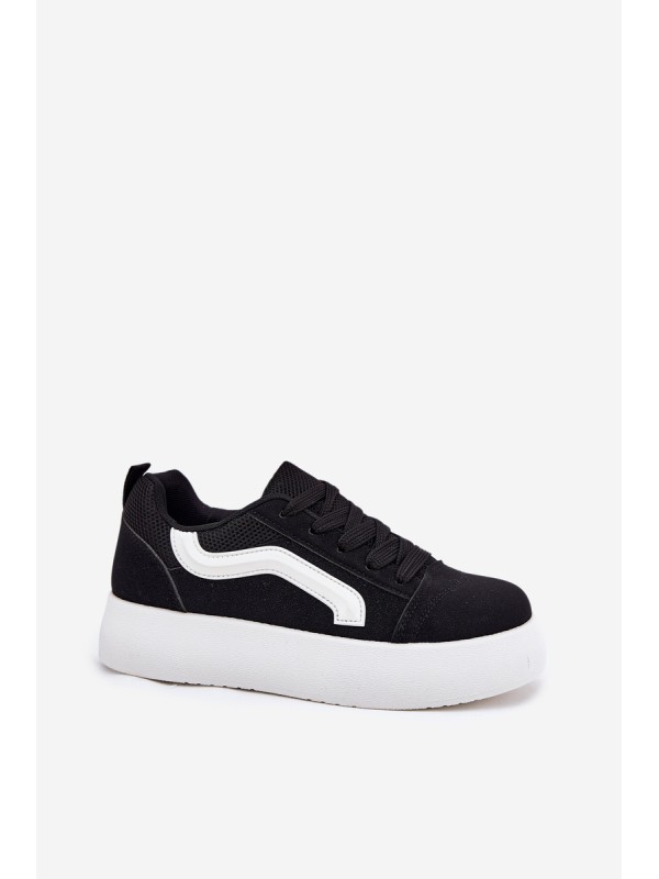 Women's Platform Sneakers Black Tellnira