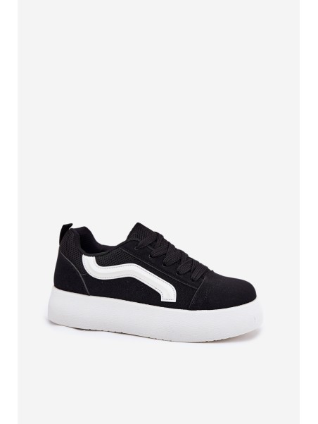 Women's Platform Sneakers Black Tellnira