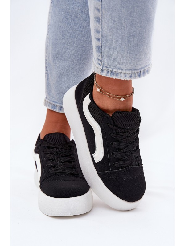 Women's Platform Sneakers Black Tellnira