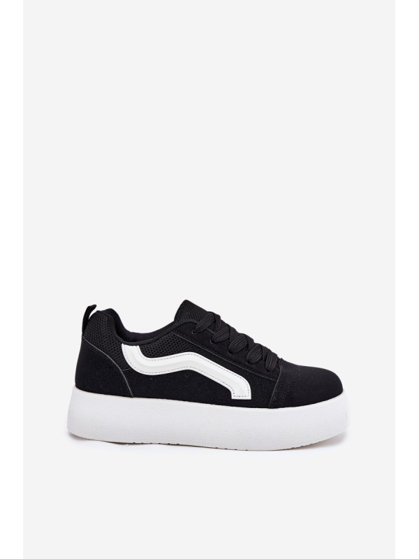 Women's Platform Sneakers Black Tellnira