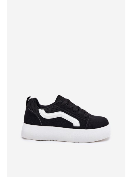 Women's Platform Sneakers Black Tellnira