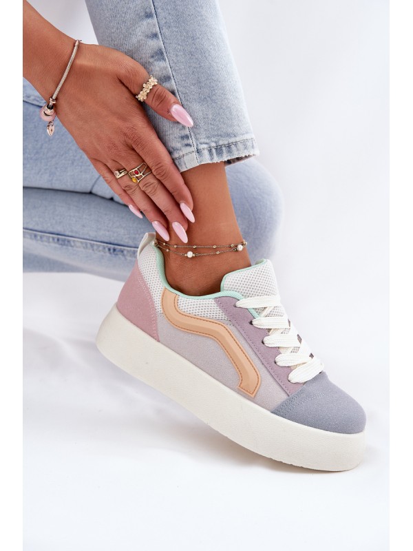 Womens Platform Sneakers Multicolor Tellnira