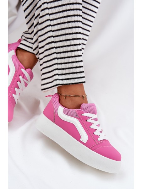 Womens Platform Sneakers Fuchsia Tellnira