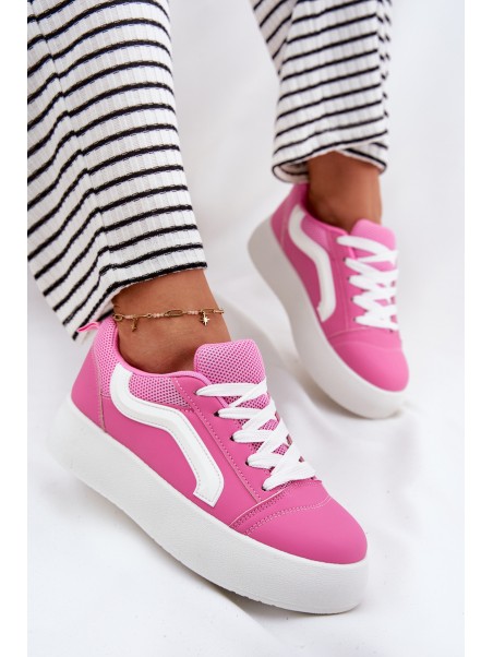 Womens Platform Sneakers Fuchsia Tellnira