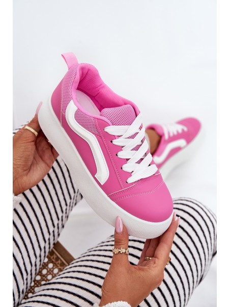 Womens Platform Sneakers Fuchsia Tellnira