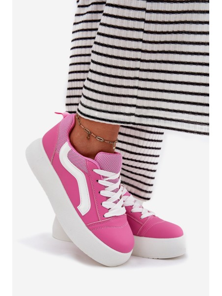 Womens Platform Sneakers Fuchsia Tellnira