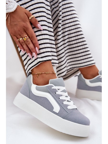 Women's Platform Sneakers Blue Tellnira