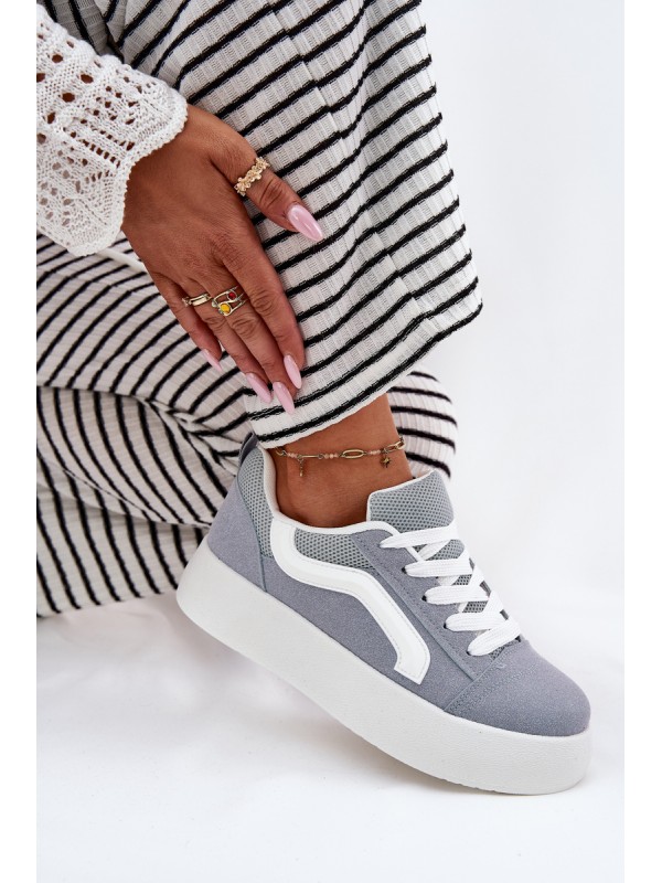 Women's Platform Sneakers Blue Tellnira