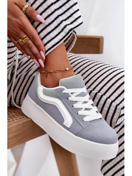 Women's Platform Sneakers Blue Tellnira