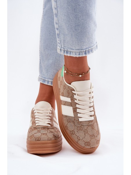 Low Platform Sneakers Khaki Ovivene