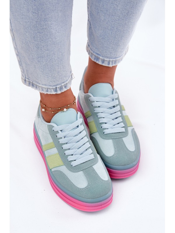 Low Platform Sneakers Blue Ovivene