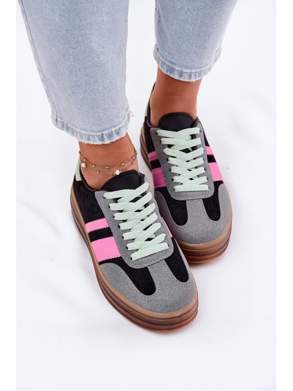 Low Platform Sneakers Black Ovivene