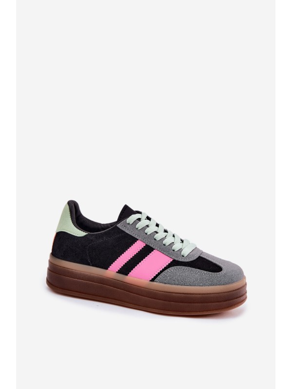Low Platform Sneakers Black Ovivene