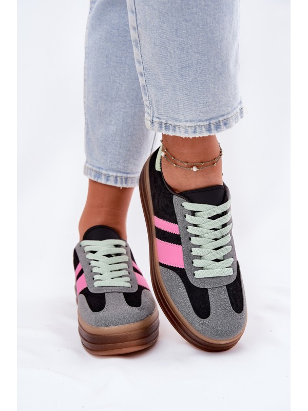 Low Platform Sneakers Black Ovivene