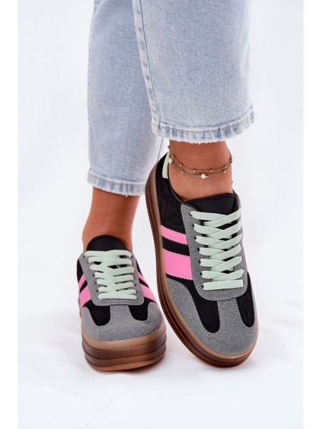 Low Platform Sneakers Black Ovivene