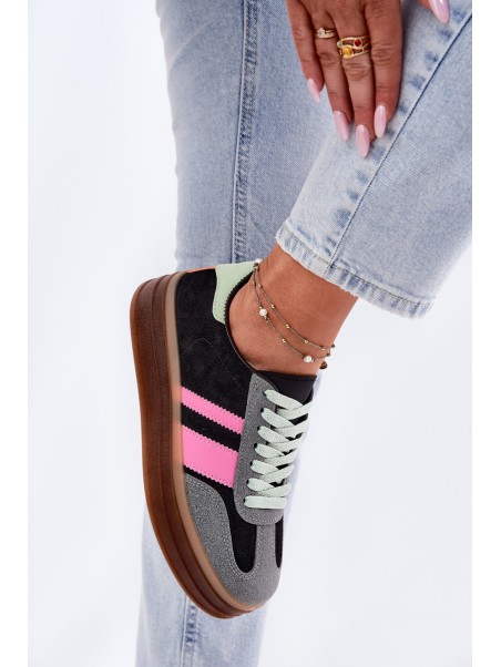 Low Platform Sneakers Black Ovivene