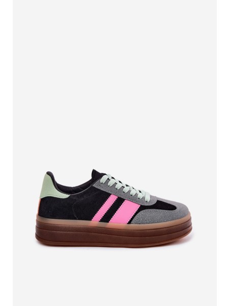 Low Platform Sneakers Black Ovivene