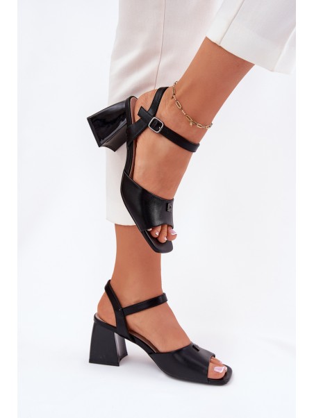 Womens heeled sandals Vinceza 62235 black