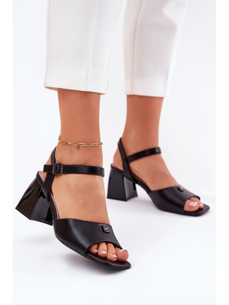 Womens heeled sandals Vinceza 62235 black