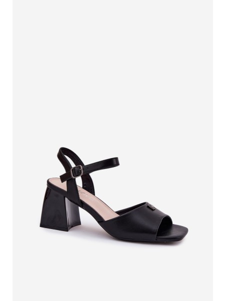 Womens heeled sandals Vinceza 62235 black