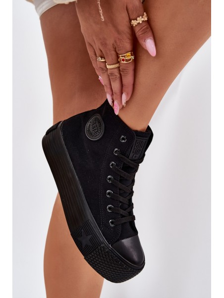 Womens Platform Sneakers Big Star RR274742 Black