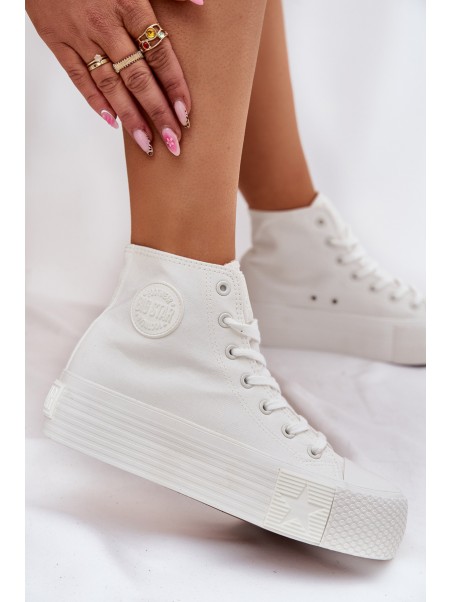Womens Platform Sneakers Big Star RR274743 White