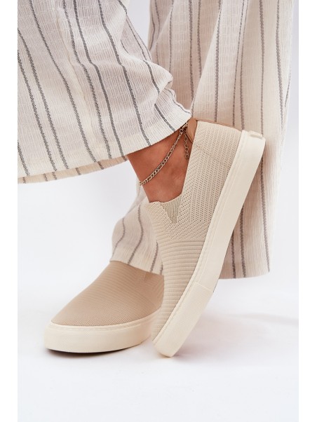 Women's Slip-On Sneakers Big Star RR274721 Beige