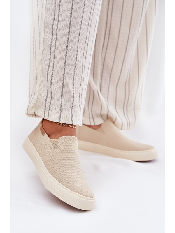 Women's Slip-On Sneakers Big Star RR274721 Beige