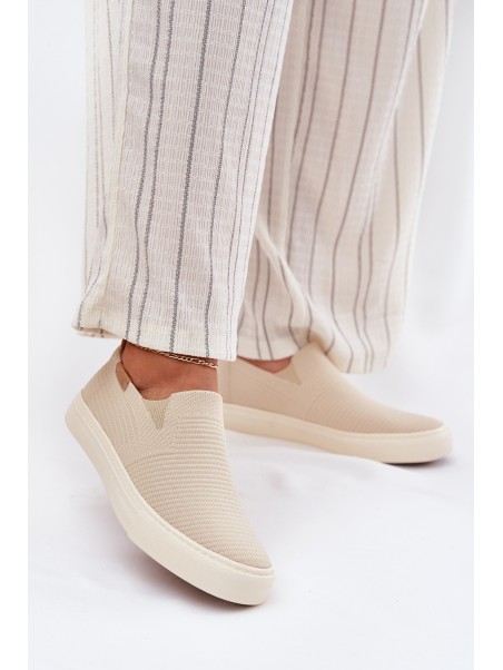 Women's Slip-On Sneakers Big Star RR274721 Beige