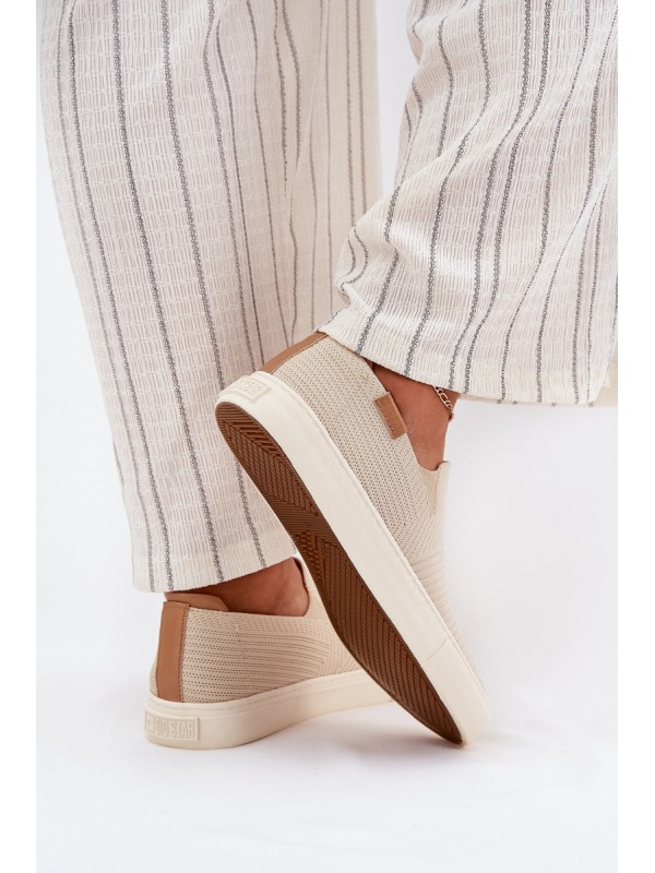Women's Slip-On Sneakers Big Star RR274721 Beige