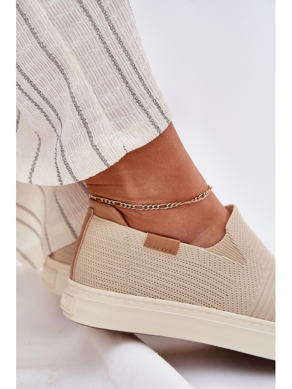 Women's Slip-On Sneakers Big Star RR274721 Beige